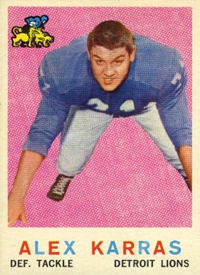 1959 Topps Alex Karras #103 Football Card