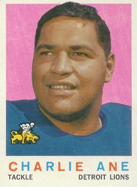 1959 Topps Charlie Ane #21 Football Card