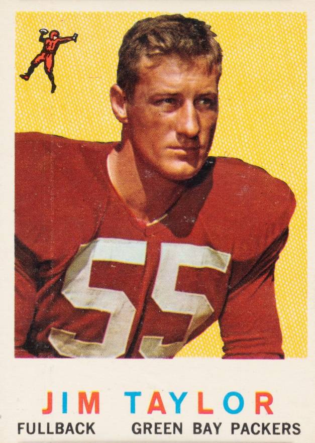 1959 Topps Jim Taylor #155 Football Card