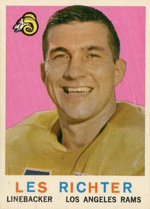 1959 Topps Les Richter #84 Football Card