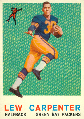 1959 Topps Lew Carpenter #95 Football Card