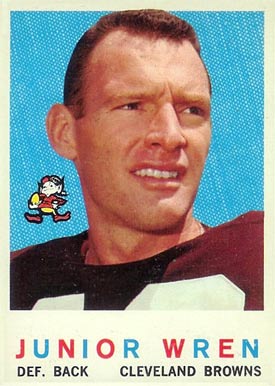 1959 Topps Junior Wren #169 Football Card