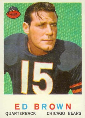 1959 Topps Ed Brown #137 Football Card