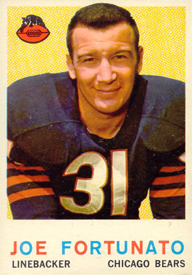 1959 Topps Joe Fortunato #106 Football Card