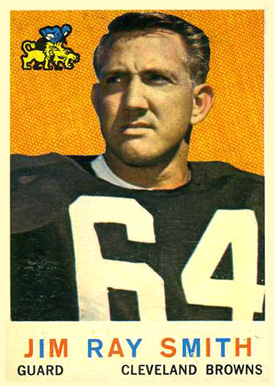 1959 Topps Jim Ray Smith #101 Football Card