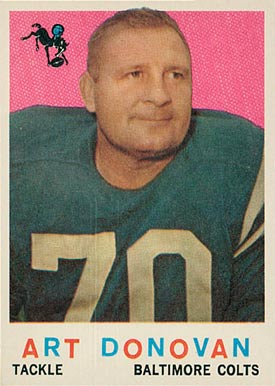 1959 Topps Art Donovan #86 Football Card