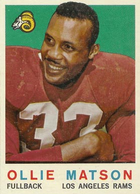 1959 Topps Ollie Matson #50 Football Card