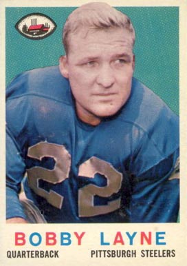 1959 Topps Bobby Layne #40 Football Card