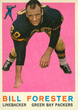 1959 Topps Bill Forester #39 Football Card