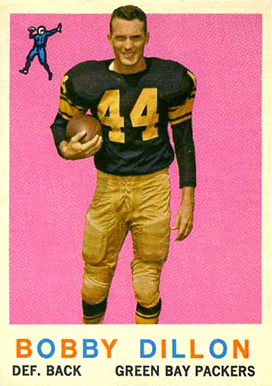 1959 Topps Bobby Dillon #12 Football Card