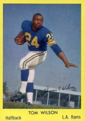 1960 Bell Brand Rams Tom Wilson #5 Football Card