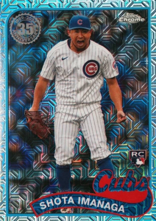 2024 Topps Silver Pack 1989 Chrome Promo Shota Imanaga #2 Baseball Card