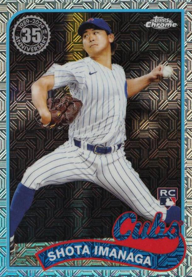 2024 Topps Silver Pack 1989 Chrome Promo Shota Imanaga #47 Baseball Card