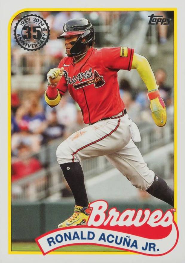 2024 Topps 1989 Topps Baseball Ronald Acuna Jr. #89B2-30 Baseball Card