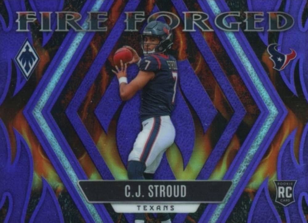 2023 Panini Phoenix Fire Forged CJ Stroud #FF6 Football Card