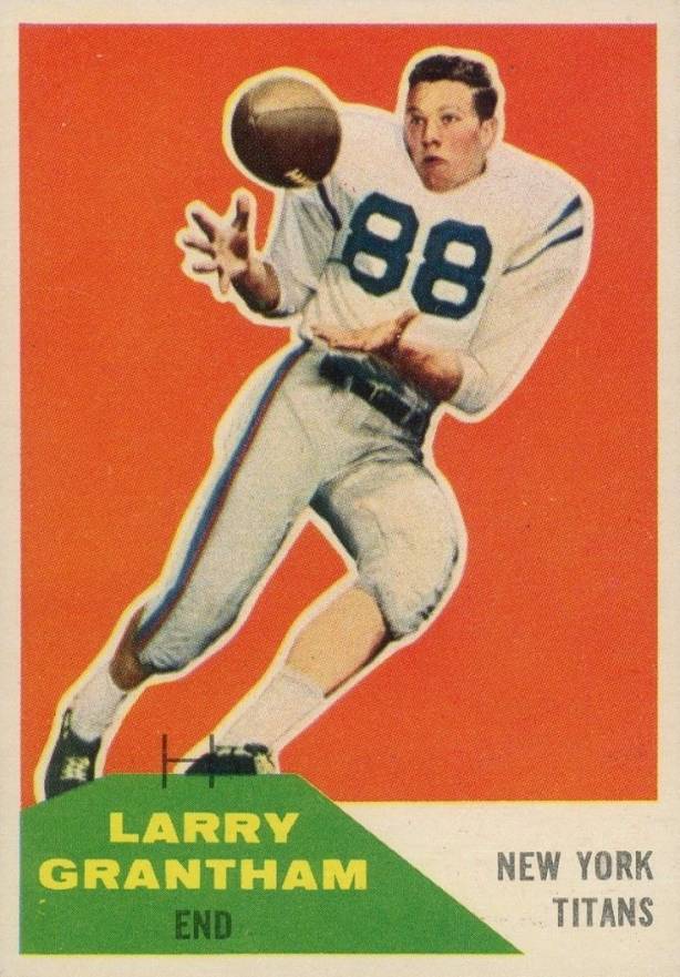 1960 Fleer Larry Grantham #98 Football Card