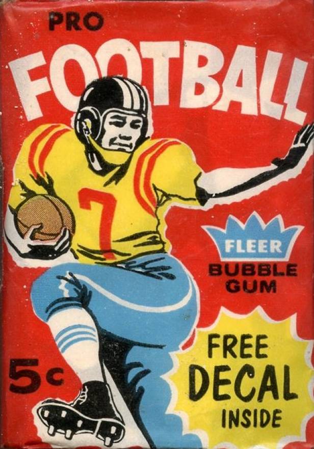 1960 Fleer Wax Pack #WP5c Football Card