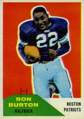 1960 Fleer Ron Burton #130 Football Card