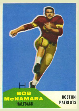 1960 Fleer Bob McNamara #63 Football Card