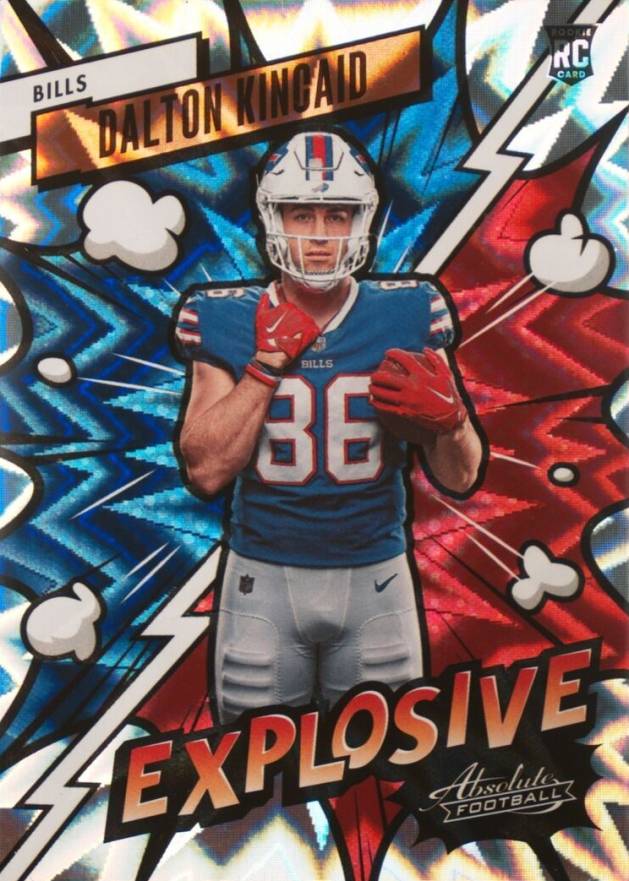 2023 Panini Absolute Explosive Dalton Kincaid #45 Football Card