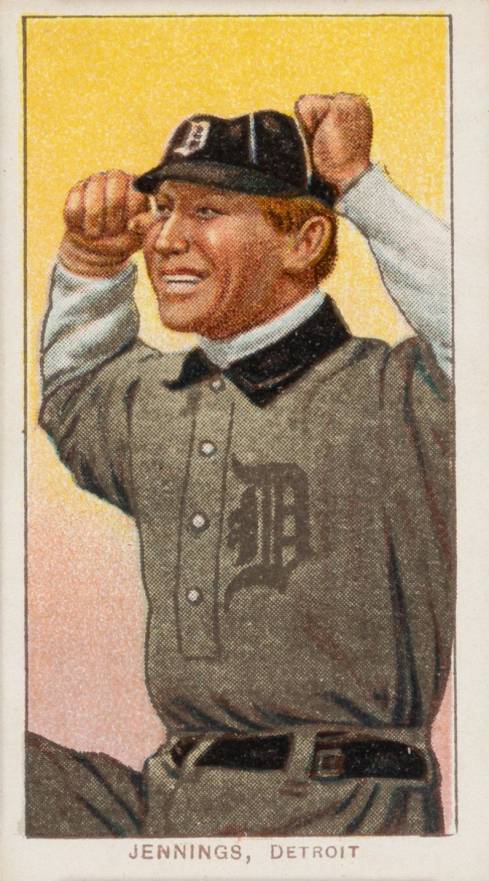 1909 White Borders Piedmont Factory 42 Jennings, Detroit #233 Baseball Card