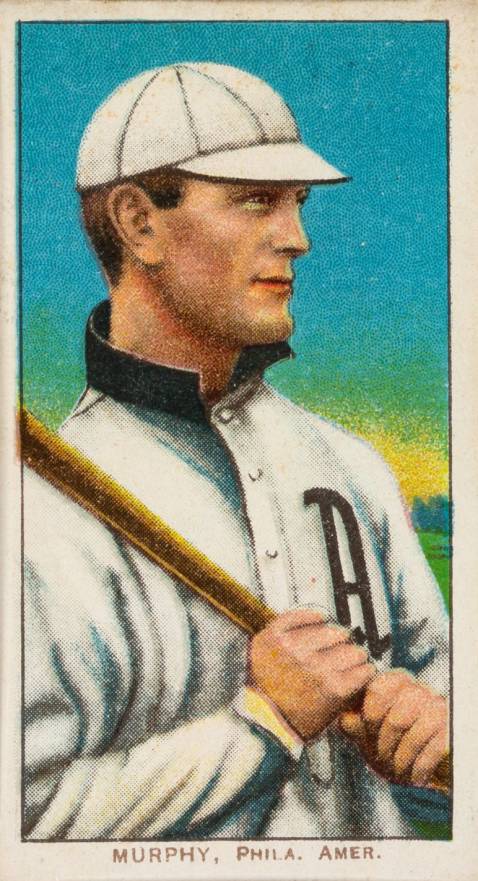 1909 White Borders Piedmont Factory 42 Murphy, Phila. Amer. #350 Baseball Card