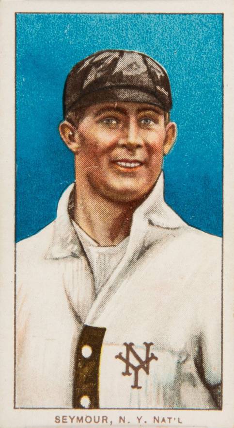 1909 White Borders Piedmont Factory 42 Seymour, N.Y. Nat'L #435 Baseball Card