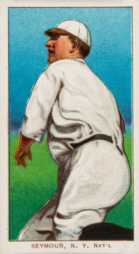 1909 White Borders Piedmont Factory 42 Seymour, N.Y. Nat'L #436 Baseball Card