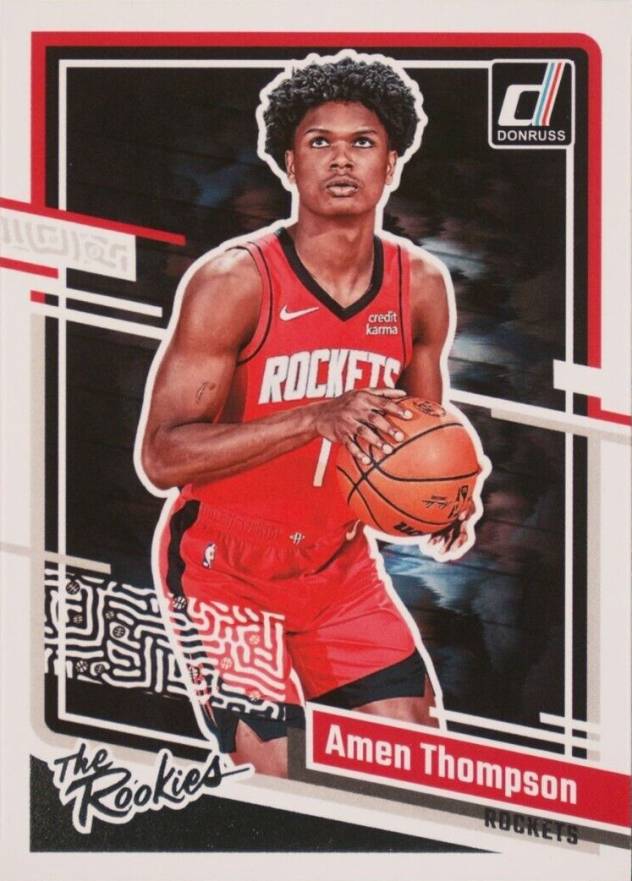 2023 Panini Donruss The Rookies Amen Thompson #4 Basketball Card