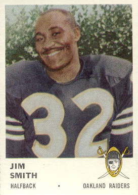 1961 Fleer Jim Smith #192 Football Card