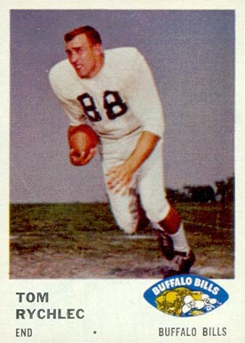 1961 Fleer Tom Rychlec #137 Football Card