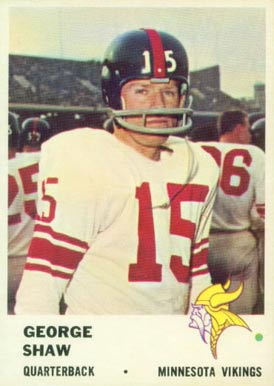 1961 Fleer George Shaw #126 Football Card