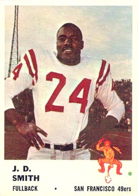 1961 Fleer J.D. Smith #60 Football Card