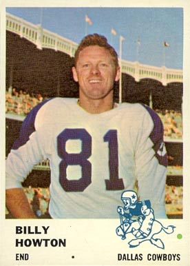 1961 Fleer Bill Howton #45 Football Card