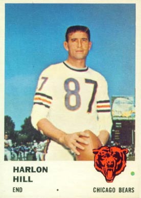 1961 Fleer Harlton Hill #5 Football Card