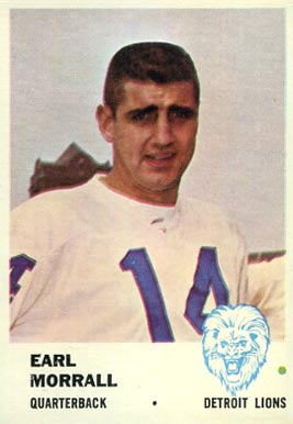 1961 Fleer Earl Morrall #78 Football Card