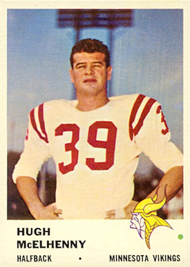 1961 Fleer Hugh McElhenny #127 Football Card