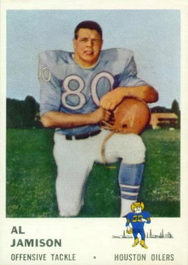 1961 Fleer Al Jamison #173 Football Card