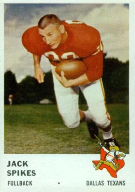 1961 Fleer Jack Spikes #201 Football Card