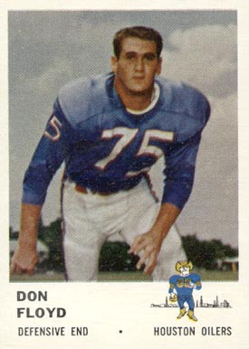 1961 Fleer Don Floyd #176 Football Card