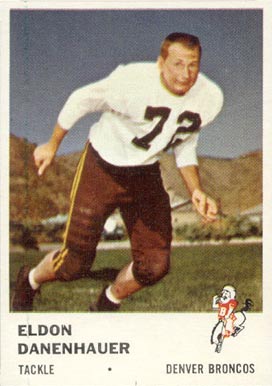 1961 Fleer Eldon Danenhauer #148 Football Card