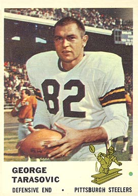 1961 Fleer George Tarsovic #124 Football Card