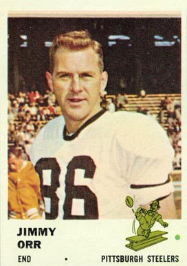 1961 Fleer Jimmy Orr #120 Football Card