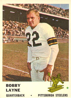 1961 Fleer Bobby Layne #117 Football Card