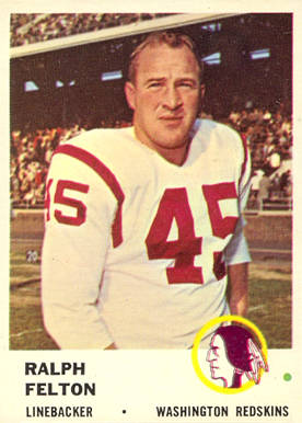 1961 Fleer Ralph Felton #115 Football Card