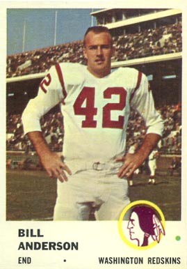 1961 Fleer Bill Anderson #111 Football Card