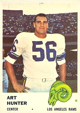 1961 Fleer Art Hunter #104 Football Card