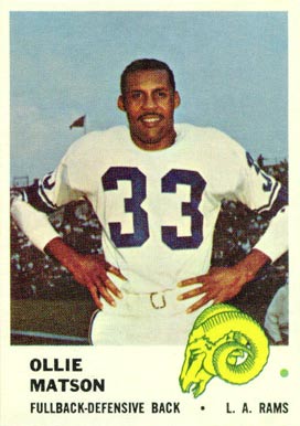 1961 Fleer Ollie Matson #99 Football Card