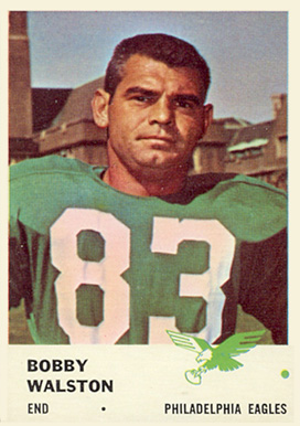 1961 Fleer Bobby Walston #54 Football Card