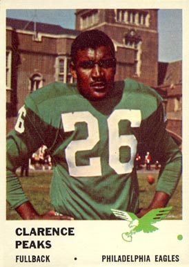 1961 Fleer Clarence Peaks #49 Football Card